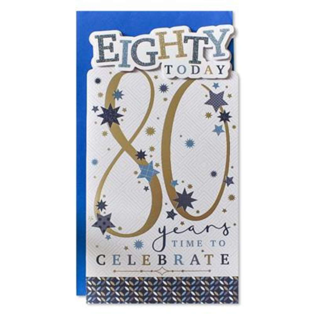 6pk Cards C55 Birthday Age 80 - Tiger Feet Ireland