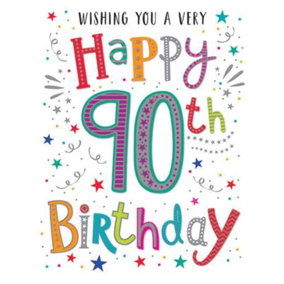 6pk Cards C50 Birthday Age 90 - Tiger Feet Ireland