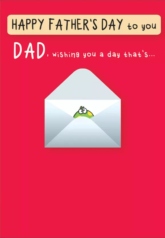 6pk Cards FD C75 Dad Envelope - Tiger Feet Ireland