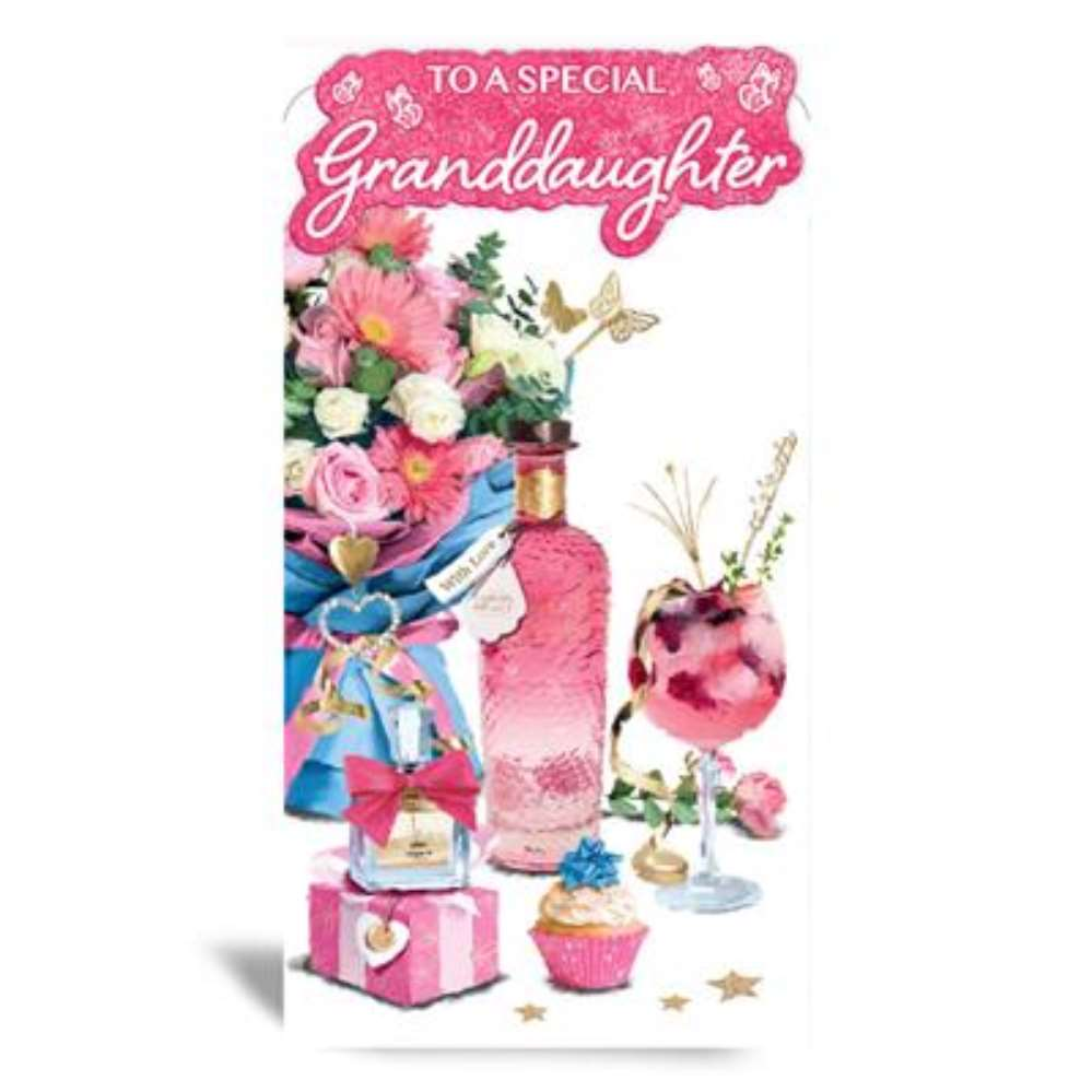6pk Cards C55 Birthday Granddaughter - Tiger Feet Ireland