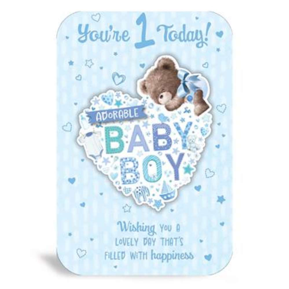 6pk Cards C75 Birthday Age 1 - Tiger Feet Ireland