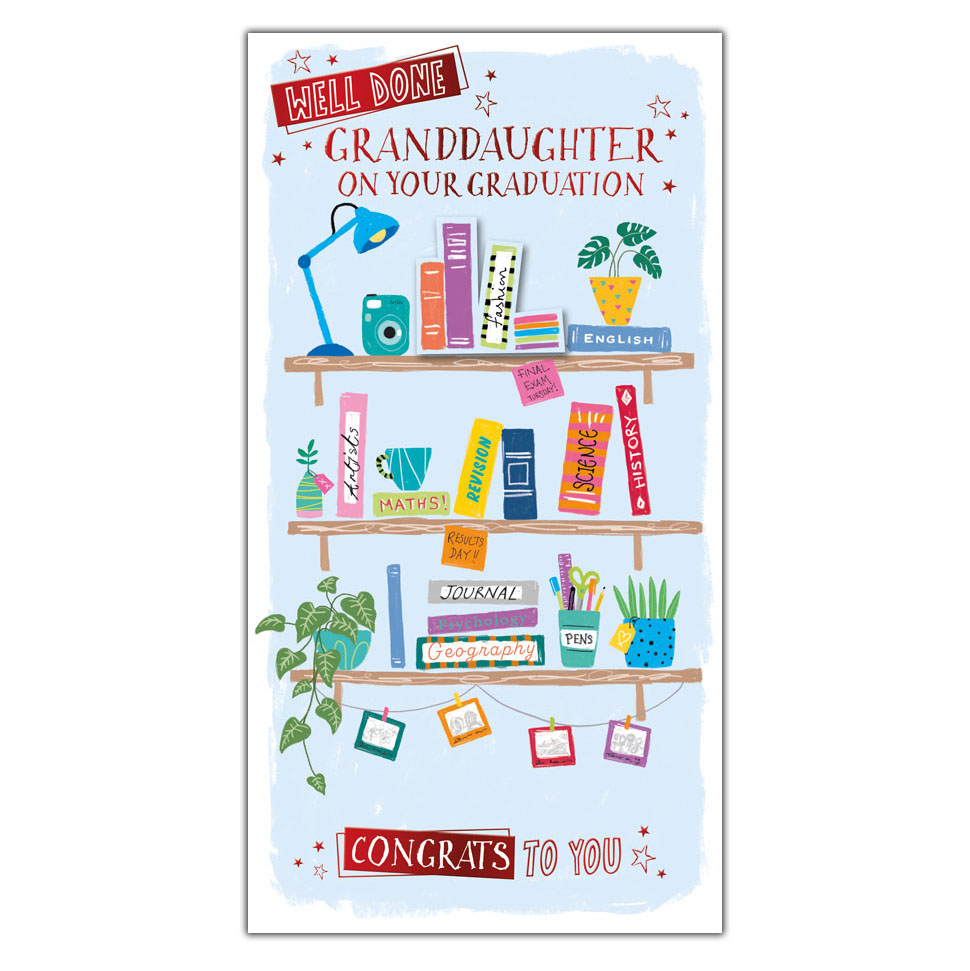 6pk Cards C55 Graduation Granddaughter - Tiger Feet Ireland