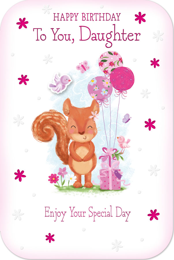 6pk Cards C75 Birthday Daughter - Tiger Feet Ireland