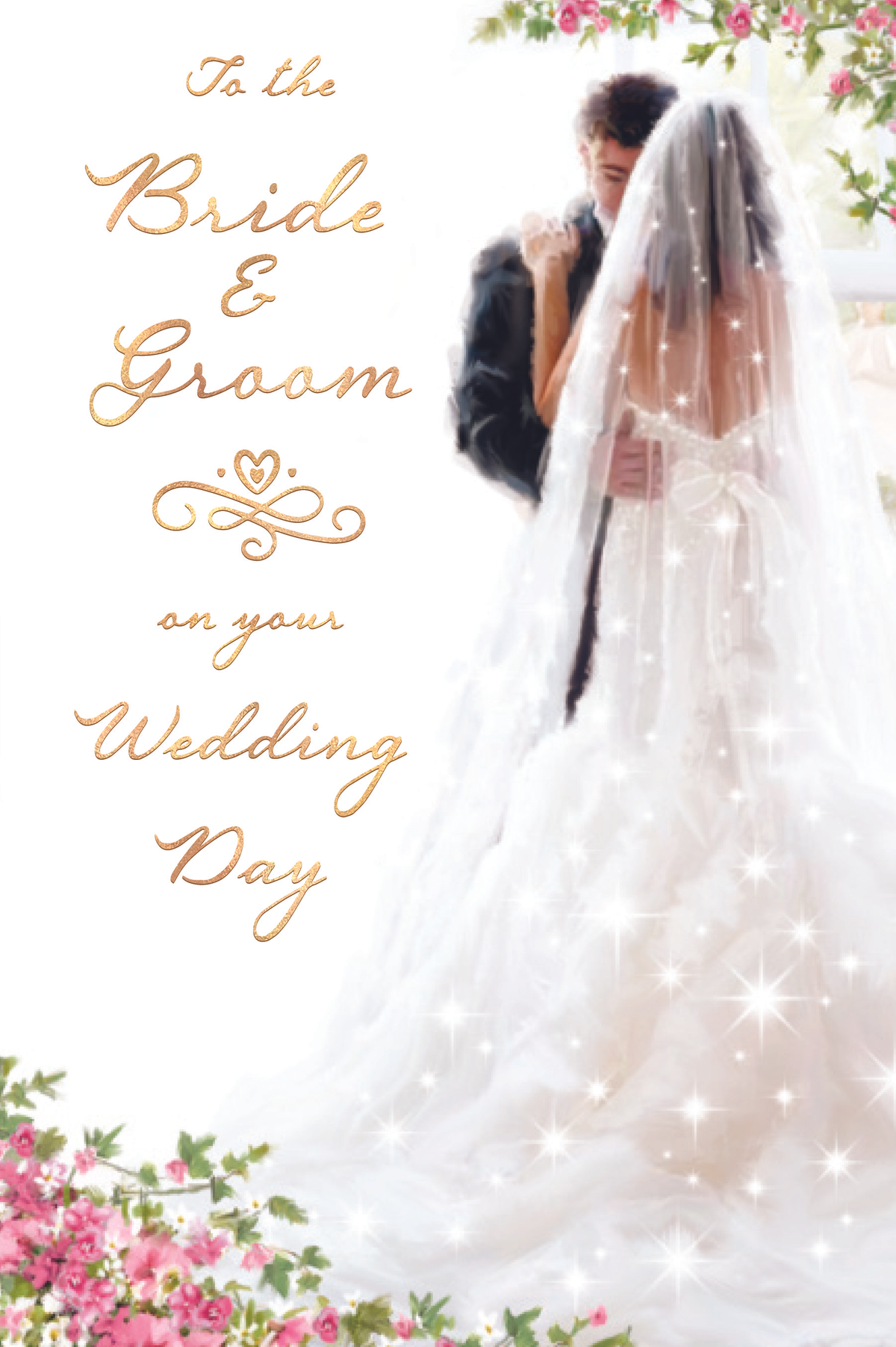 6pk Cards C75 Wedding Day - Tiger Feet Ireland