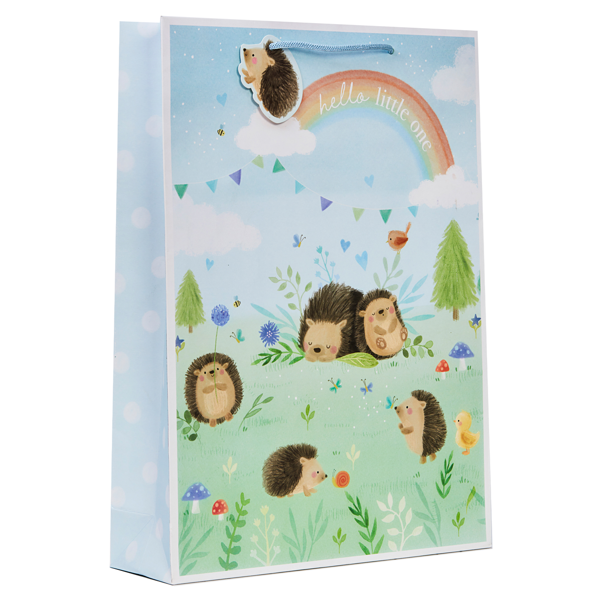 6 Pack Gift Bag Hedge-Hugs Hetty Blue Extra Large - Tiger Feet Ireland