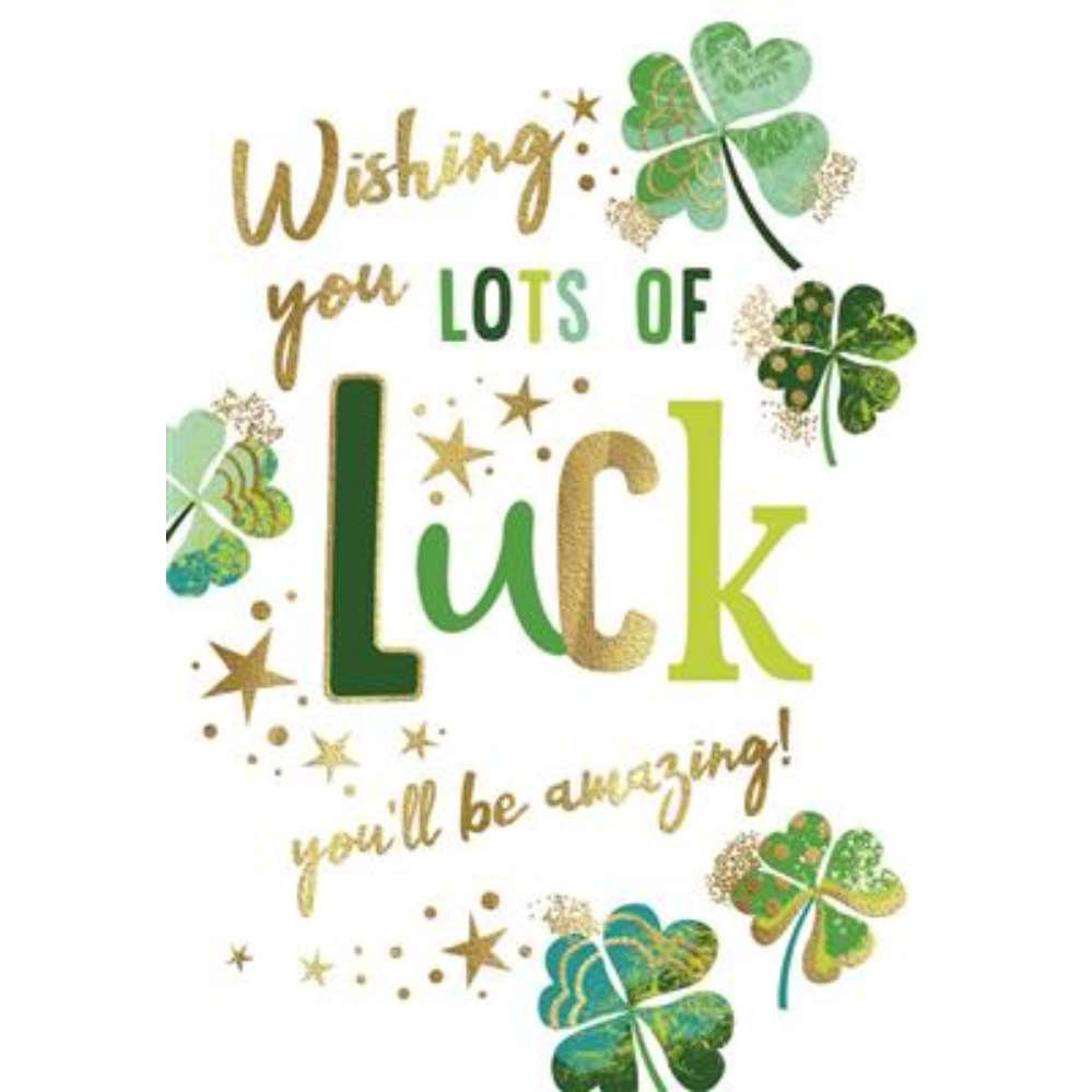 6pk Cards C75 Good Luck - Tiger Feet Ireland