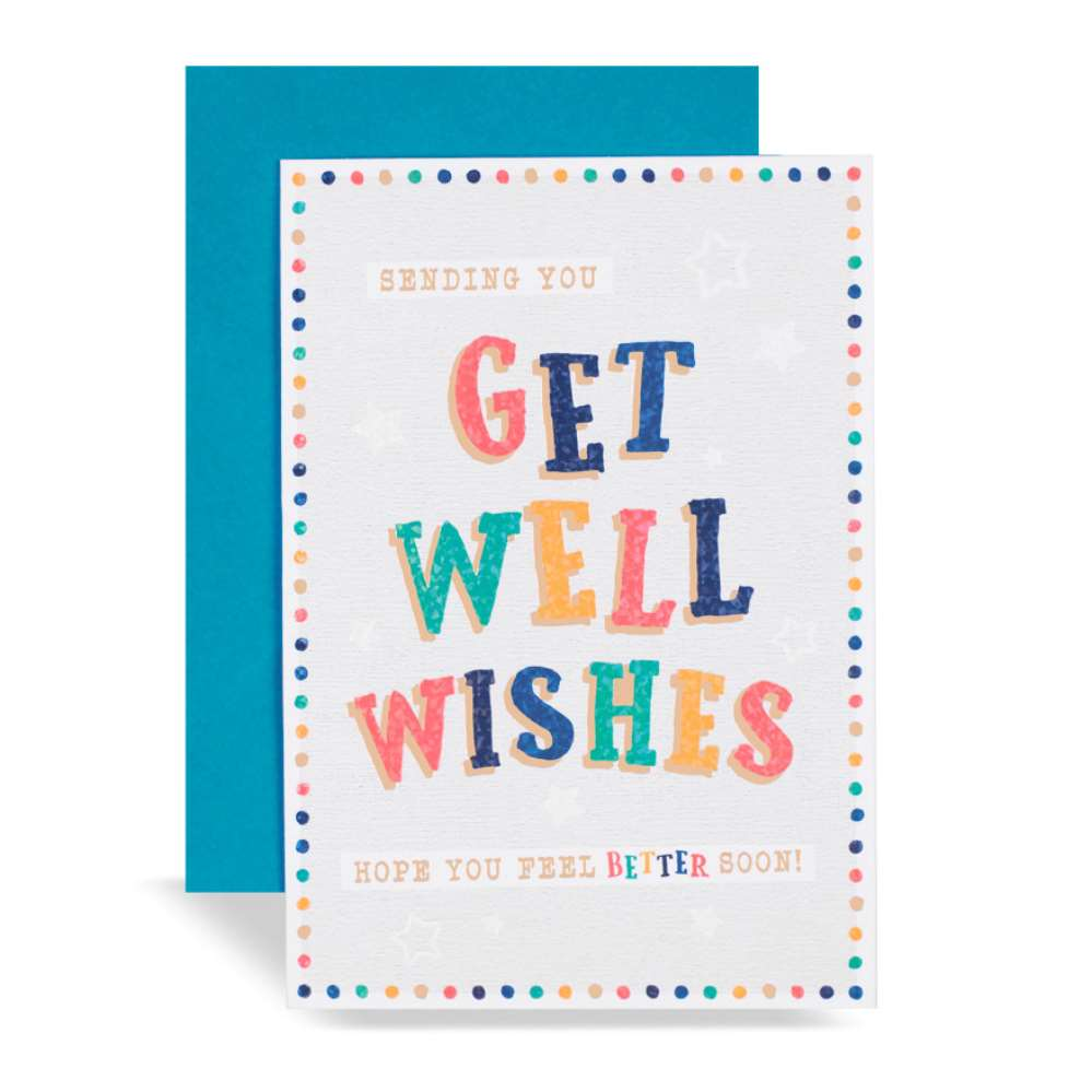 6pk Cards 50 Get Well - Tiger Feet Ireland