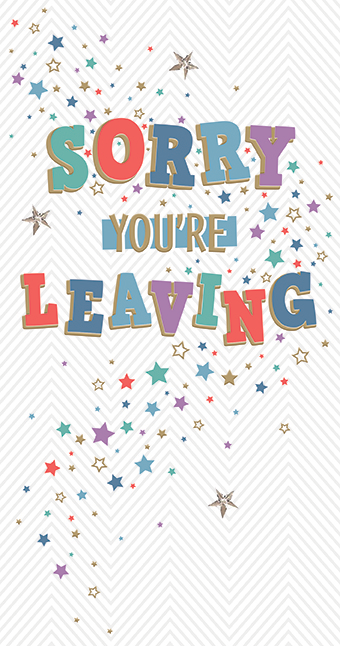 6pk Cards C55 Sorry You're Leaving - Tiger Feet Ireland