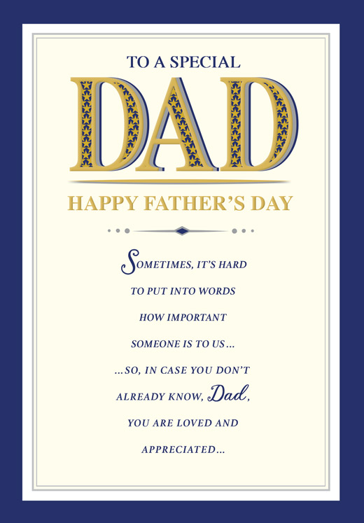 6pk Cards 9x6 Starry Dad Dad - Tiger Feet Ireland