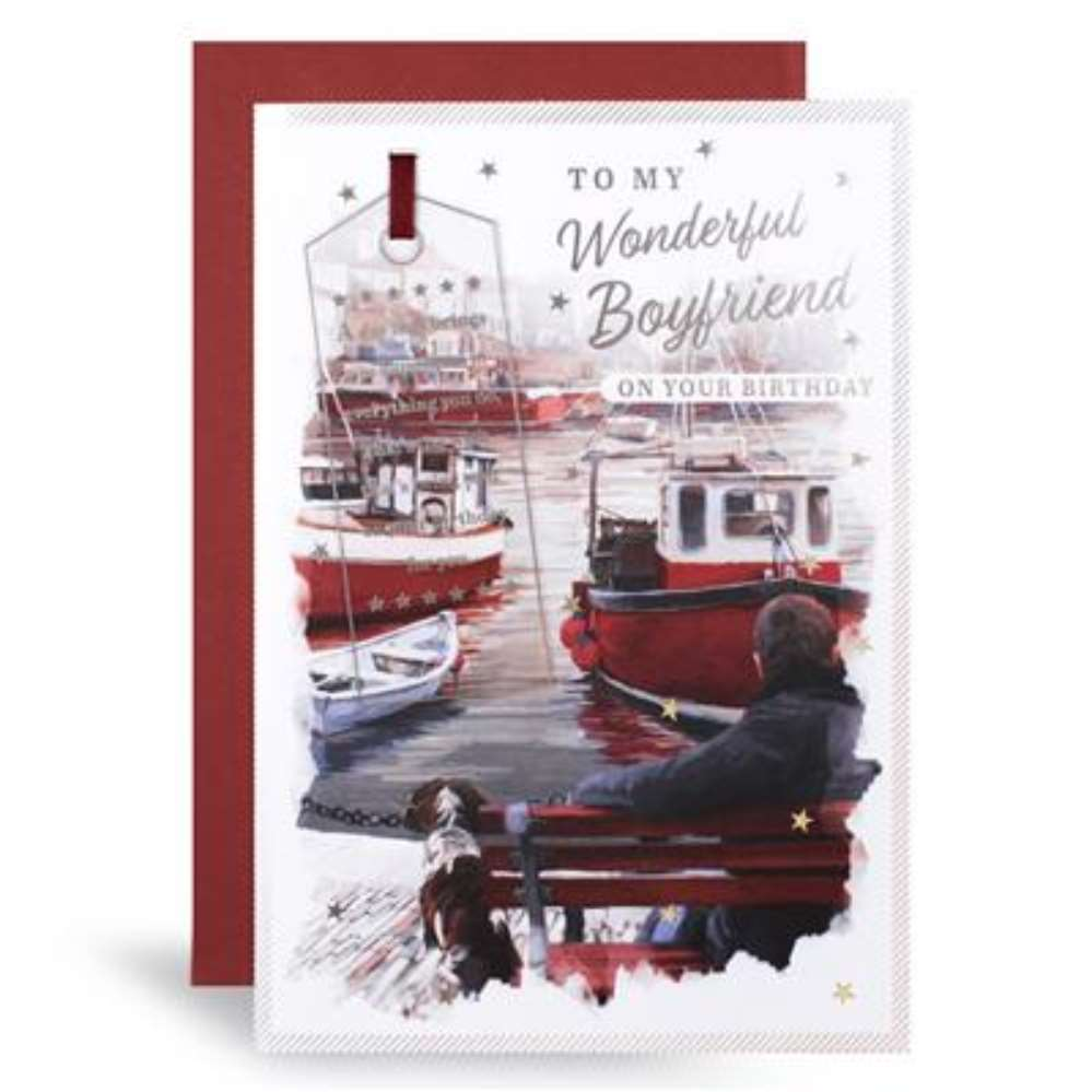 6pk Cards C90 Birthday Boyfriend - Tiger Feet Ireland