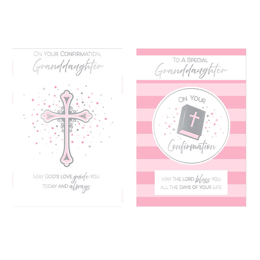 12pk Cards C50 Confirmation Granddaughter - Tiger Feet Ireland