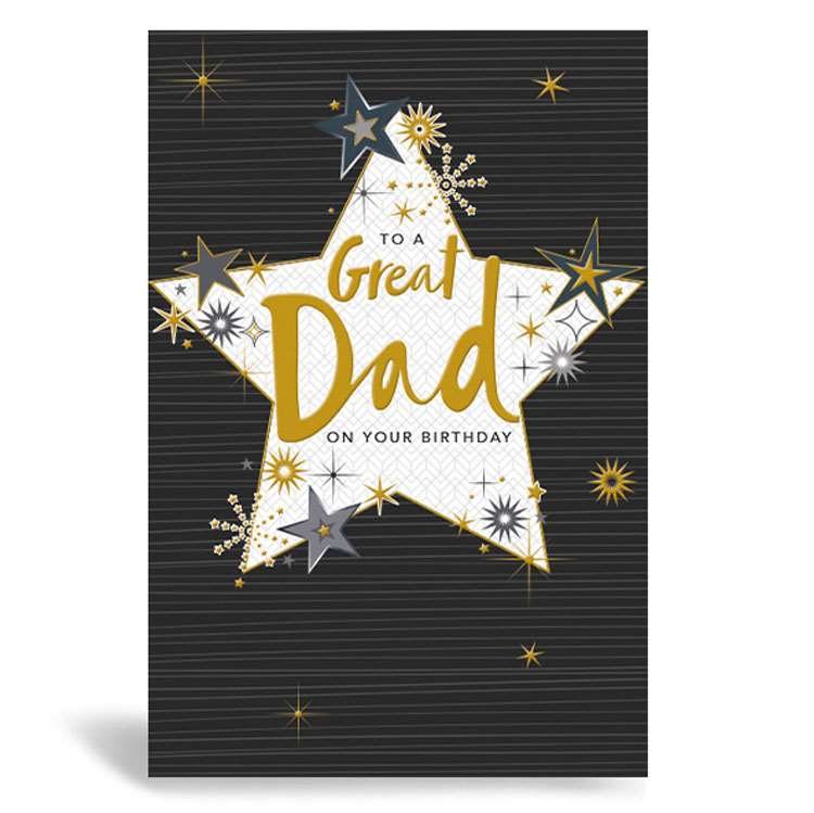 6pk Cards C75 Birthday Dad - Tiger Feet Ireland