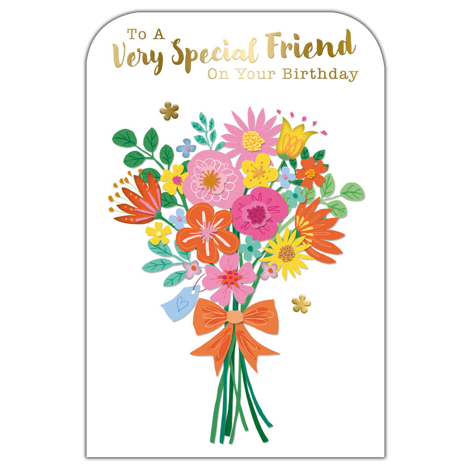 6pk Cards C75 Birthday Friend - Tiger Feet Ireland
