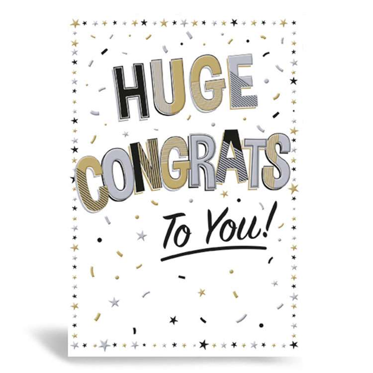 6pk Cards C50 Congratulations - Tiger Feet Ireland