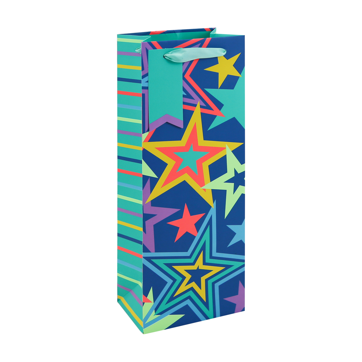 6pk Gift Bag Neon Stars Bottle - Tiger Feet Ireland