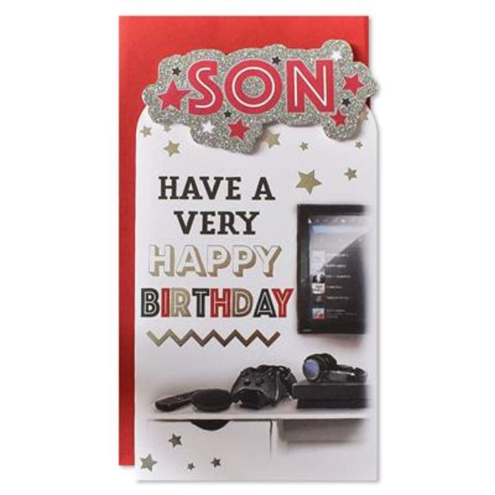 6pk Cards C55 Birthday Son - Tiger Feet Ireland