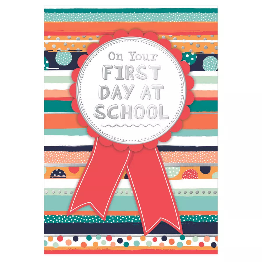 6pk Cards C50 1st Day At School - Tiger Feet Ireland