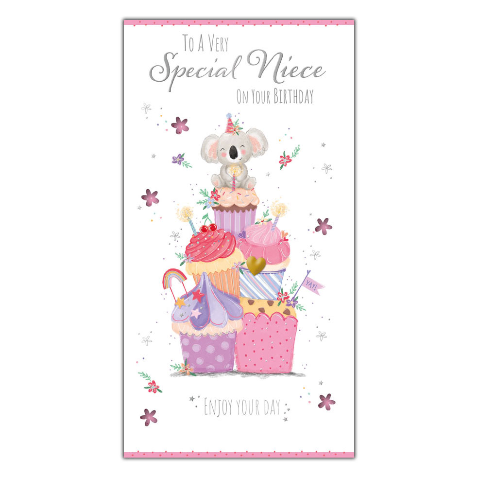 6pk Cards C55 Birthday Niece - Tiger Feet Ireland