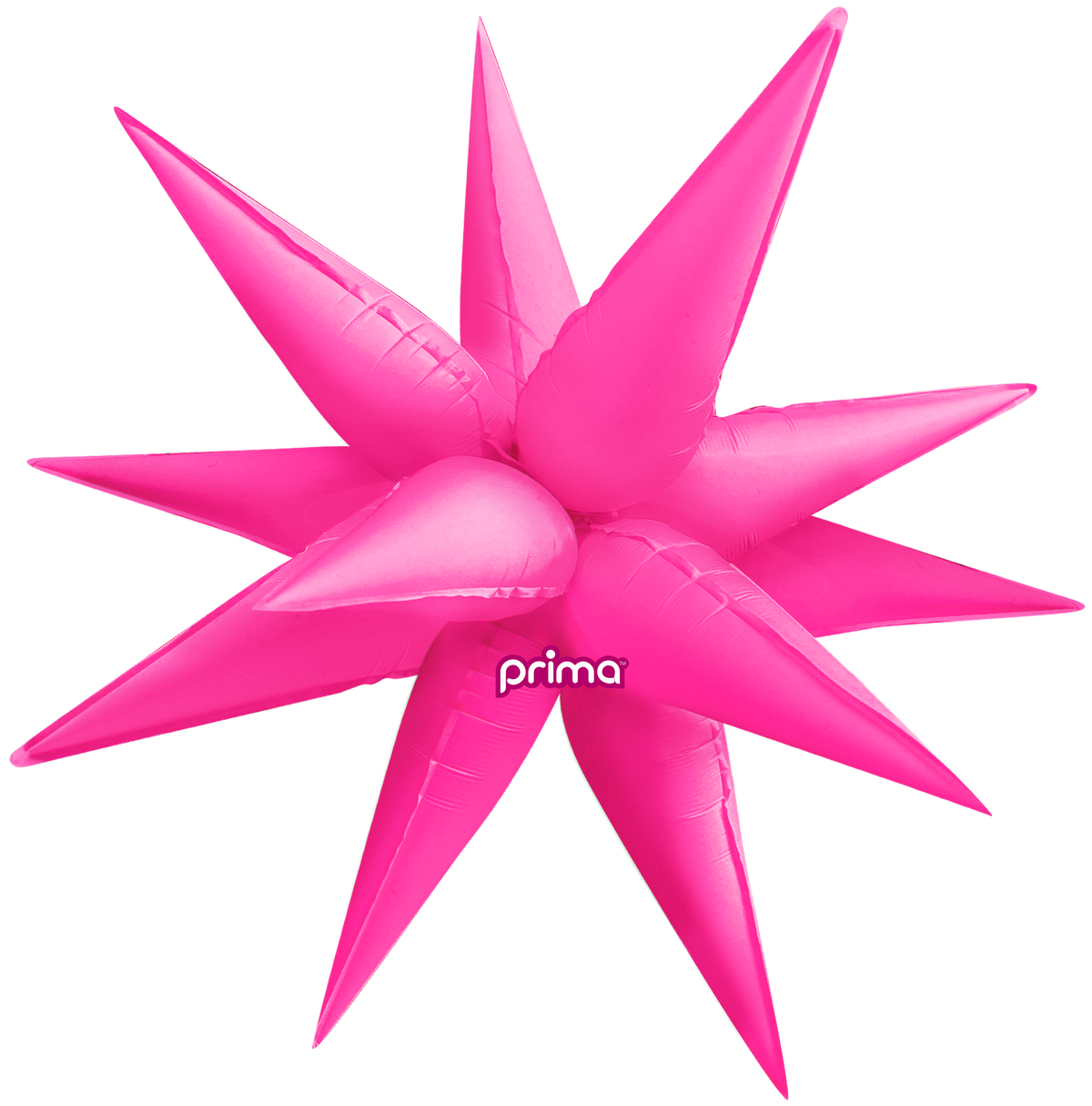 Foil Balloon 26" Electric Pink Starburst - Tiger Feet Ireland