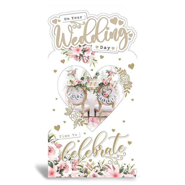 6pk Cards C55 Wedding Day - Tiger Feet Ireland