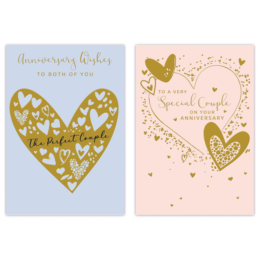 12pk Cards C50 Your Anniversary - Tiger Feet Ireland