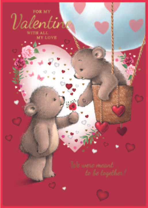 Simon Elvin 6 Pack Cards C90 Valentine's Day Open - Tiger Feet Ireland