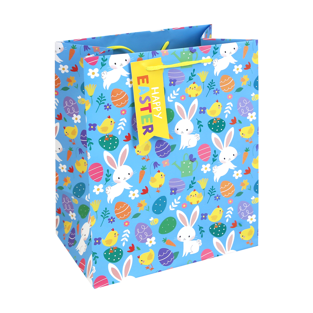12pk Gift Bag Easter Cute Characters Lrg - Tiger Feet Ireland