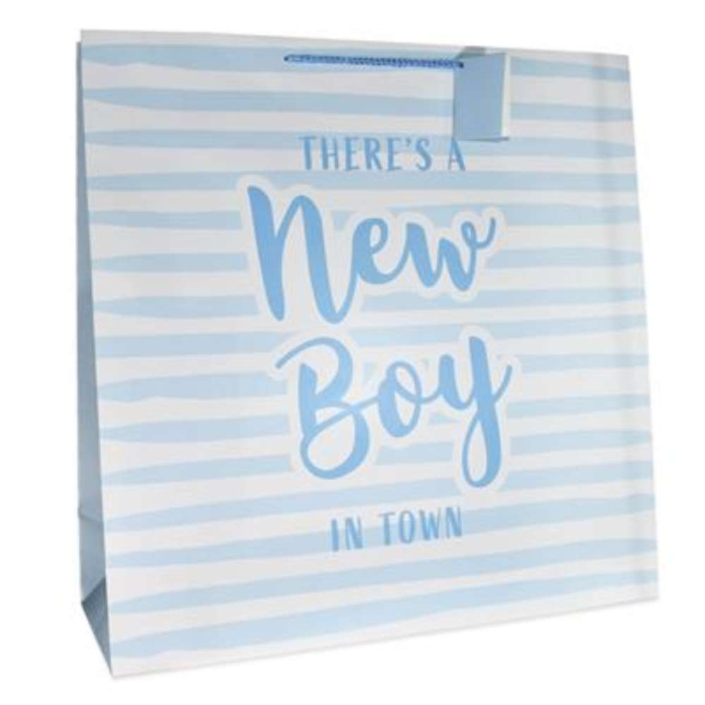 6pk Gift Bags Giant Square Text - Tiger Feet Ireland