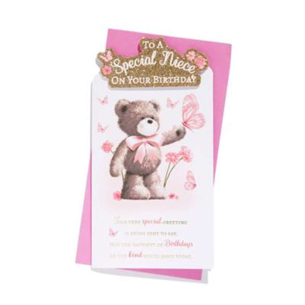 6pk Cards C55 Birthday Niece - Tiger Feet Ireland