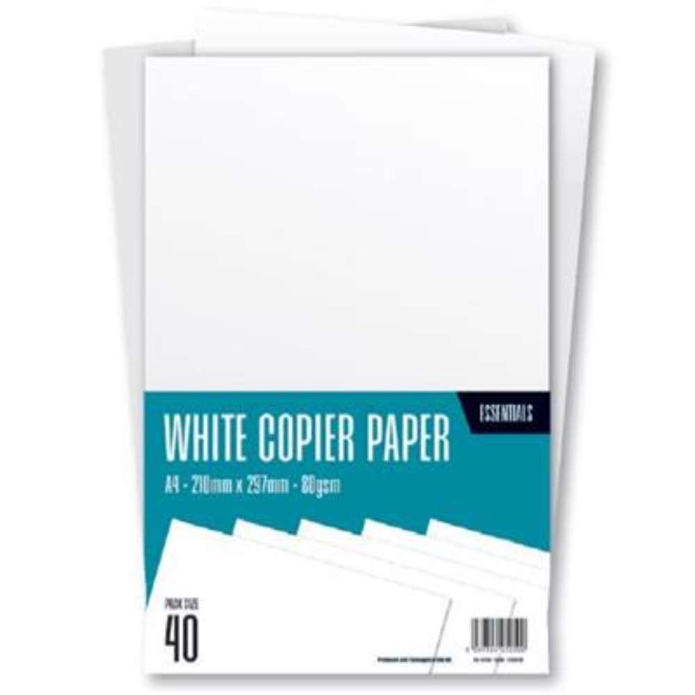 Copier Paper 40 Sheets A4 80gsm White - Tiger Feet Ireland