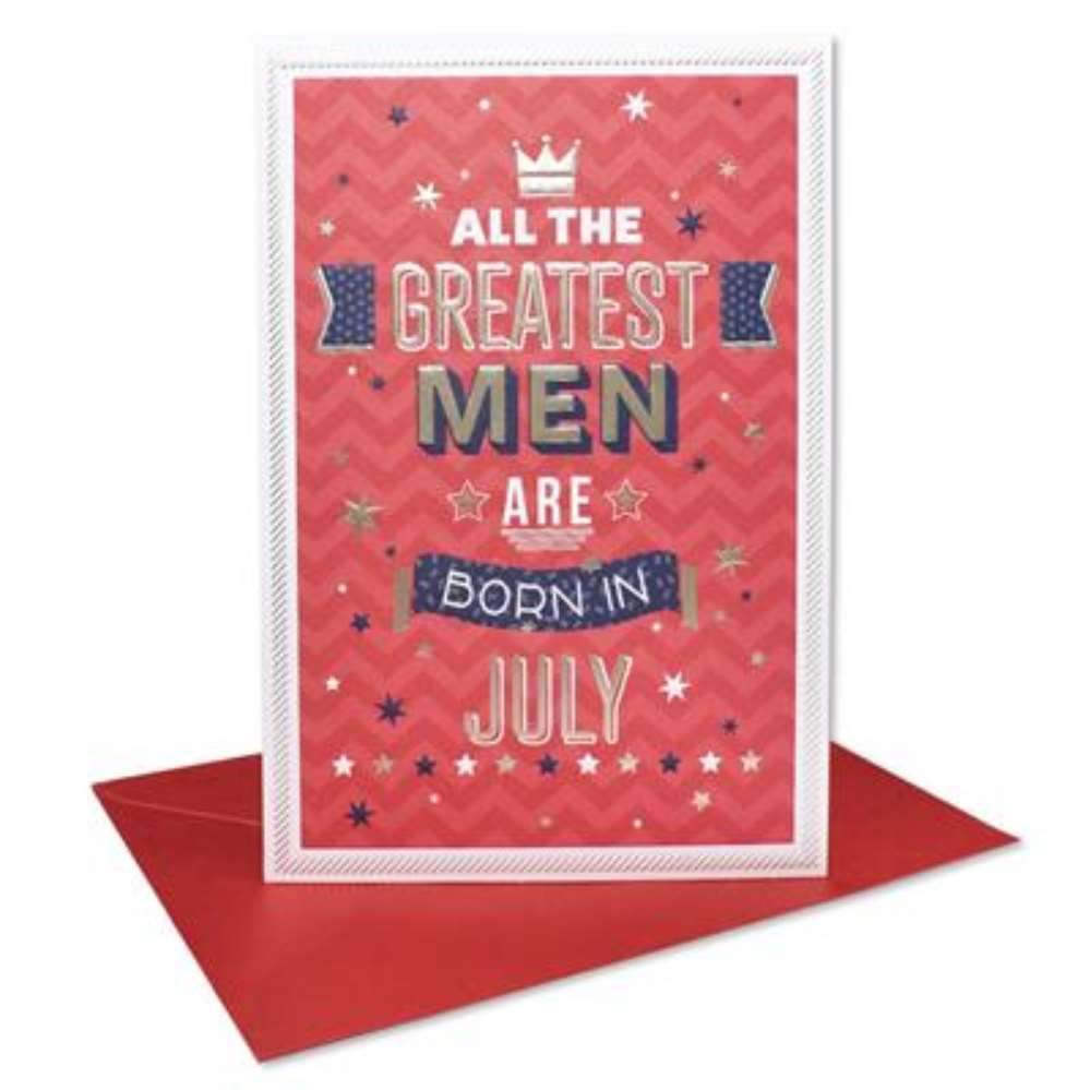 6pk Cards C50 Birthday July - Tiger Feet Ireland