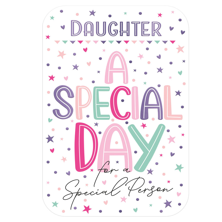 6pk Cards C50 Birthday Daughter - Tiger Feet Ireland