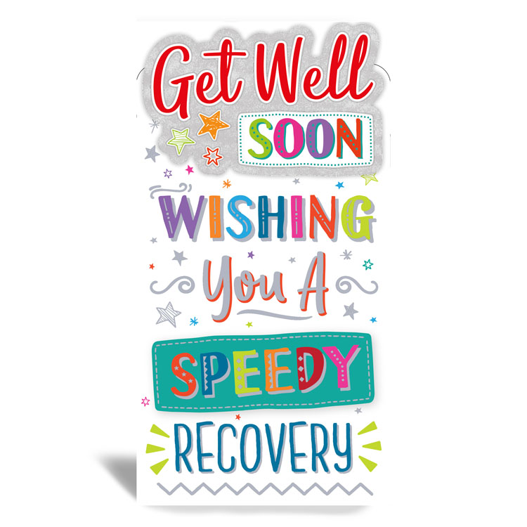 6pk Cards C55 Get Well - Tiger Feet Ireland