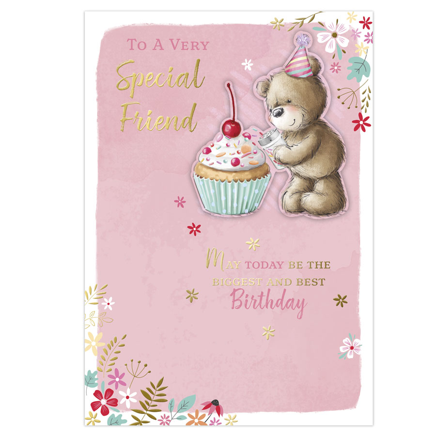 6pk Cards C50 Birthday Friend - Tiger Feet Ireland