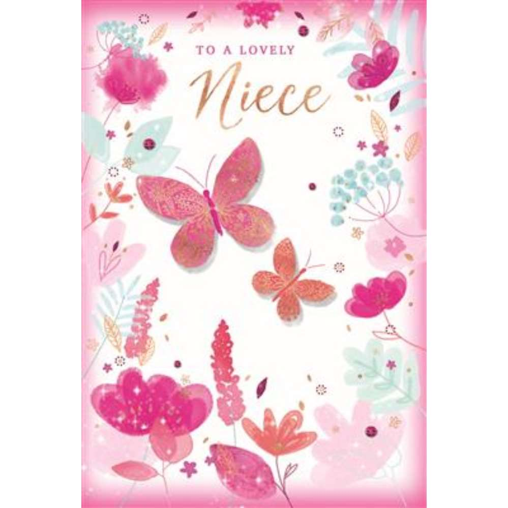 6pk Cards C50 Birthday Niece - Tiger Feet Ireland