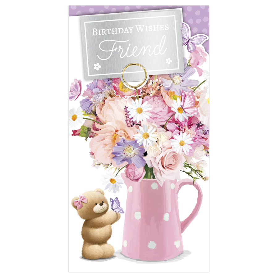 6pk Cards C55 Birthday Friend - Tiger Feet Ireland