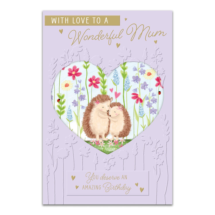 6pk Cards C75 Birthday Mum - Tiger Feet Ireland