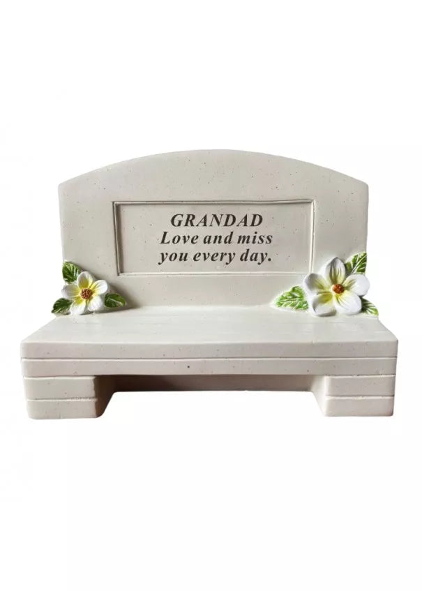 Memorial Bench Grandad - Tiger Feet Ireland