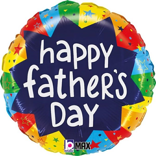 Foil Balloon 18" Round Father's Day - Tiger Feet Ireland