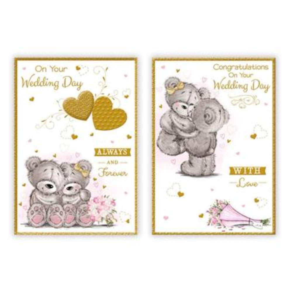 12pk Cards C50 Wedding Day - Tiger Feet Ireland