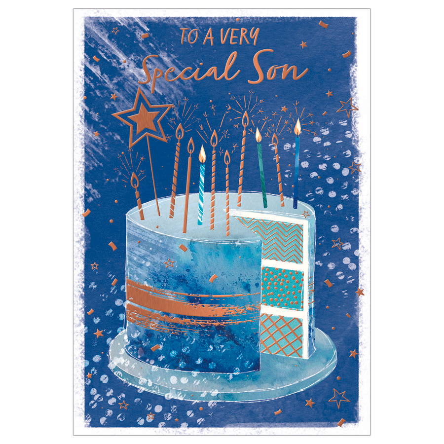 6pk Cards C50 Birthday Son - Tiger Feet Ireland