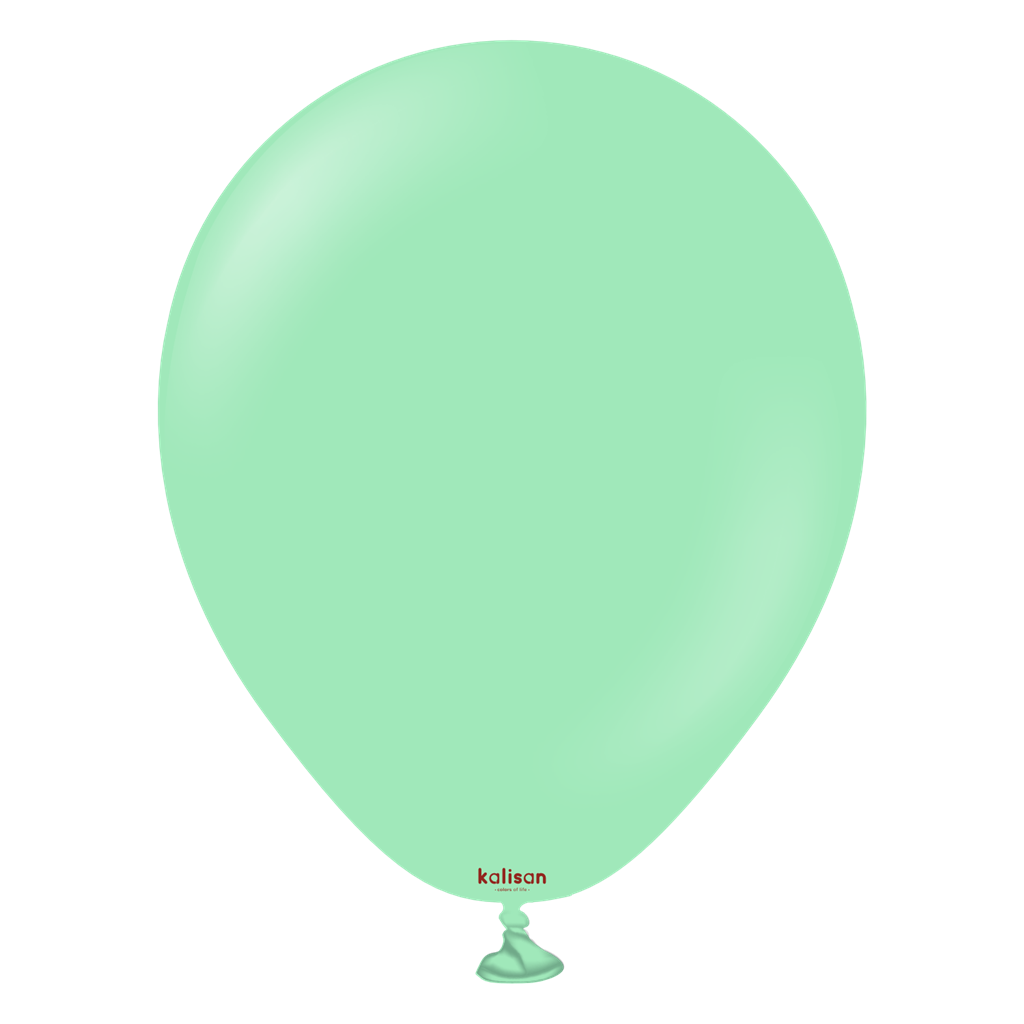 100ct Latex Balloon 5" Standard Mint Green Kalisan - Tiger Feet Ireland