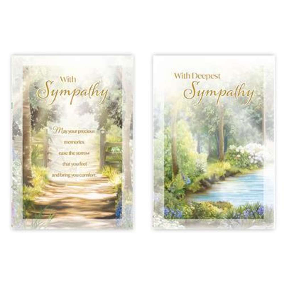 12pk Cards C50 Sympathy Open - Tiger Feet Ireland