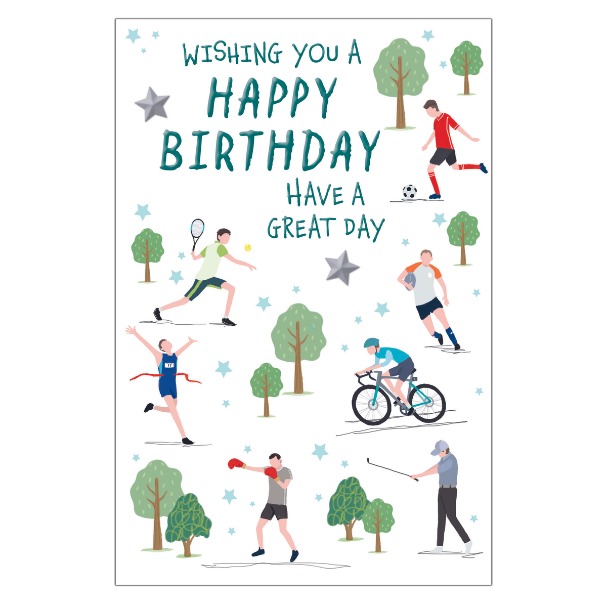 6pk Cards C75 Birthday Open - Tiger Feet Ireland