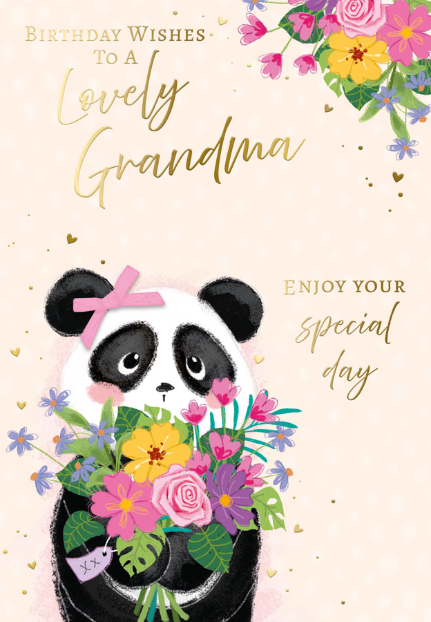 6pk Cards C50 Birthday Grandma - Tiger Feet Ireland