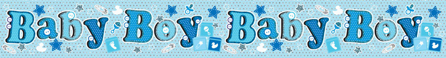6pk Banners Birth Congratulations - Tiger Feet Ireland