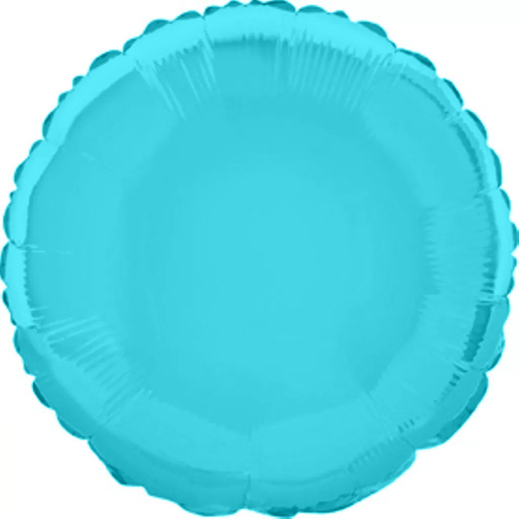 Foil Balloon 18" Round Baby Blue - Tiger Feet Ireland