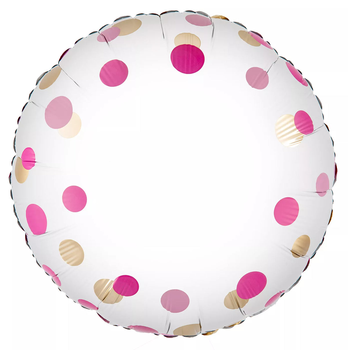 Foil Balloon 18" Pink Gold Confetti Birthday - Tiger Feet Ireland