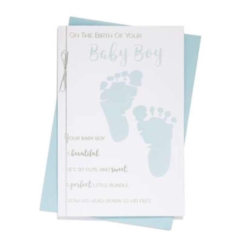 6pk Cards C75 Birth Congratulations - Tiger Feet Ireland
