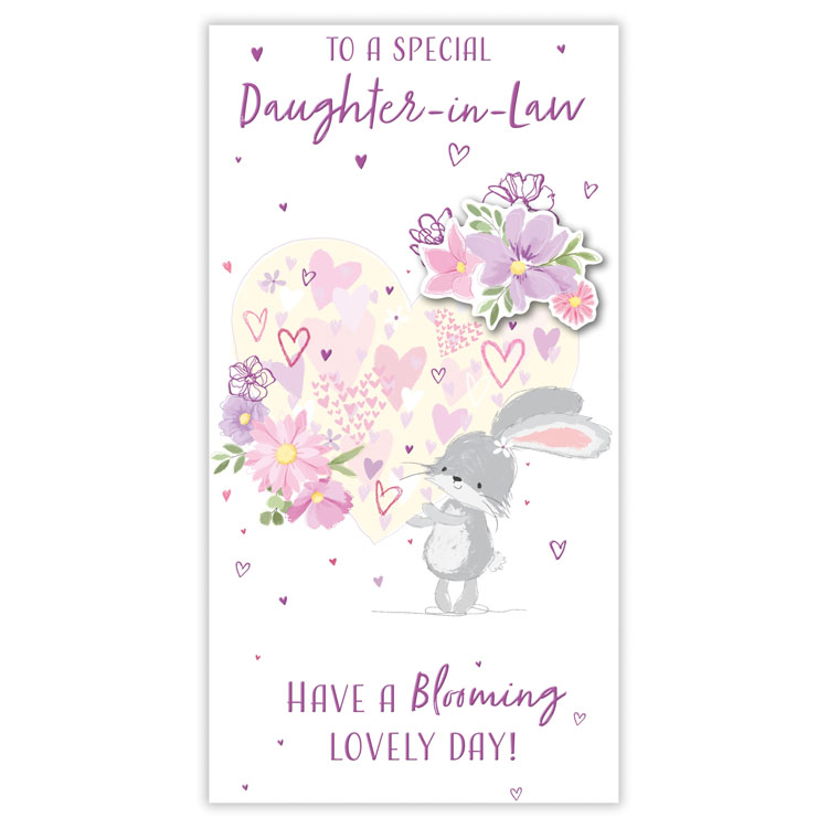 6pk Cards C55 Birthday Daughter-In-Law - Tiger Feet Ireland